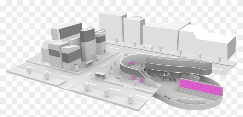 Offers A Comprehensive Portfolio Of Display Solutions - Brutalist Architecture Clipart