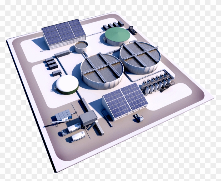 Wastewater Treatment Plant Png Clipart #5719780