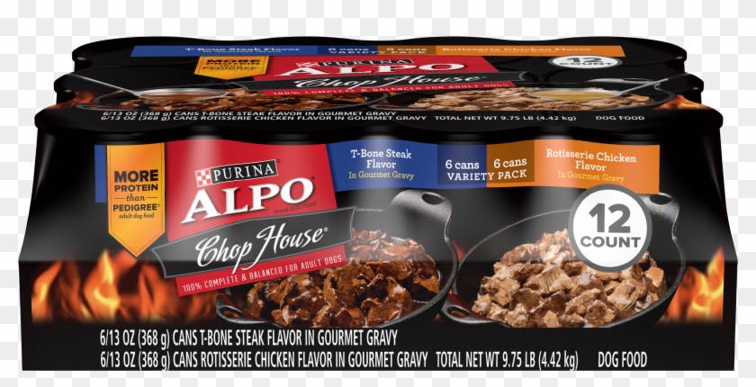 Alpo Chop House Filet Mignon, Roasted Chicken & Top - Alpo Dog Food Clipart