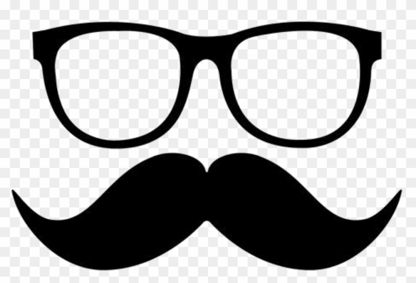 Mustache Glasses Sticker By - Png Mustache Clipart