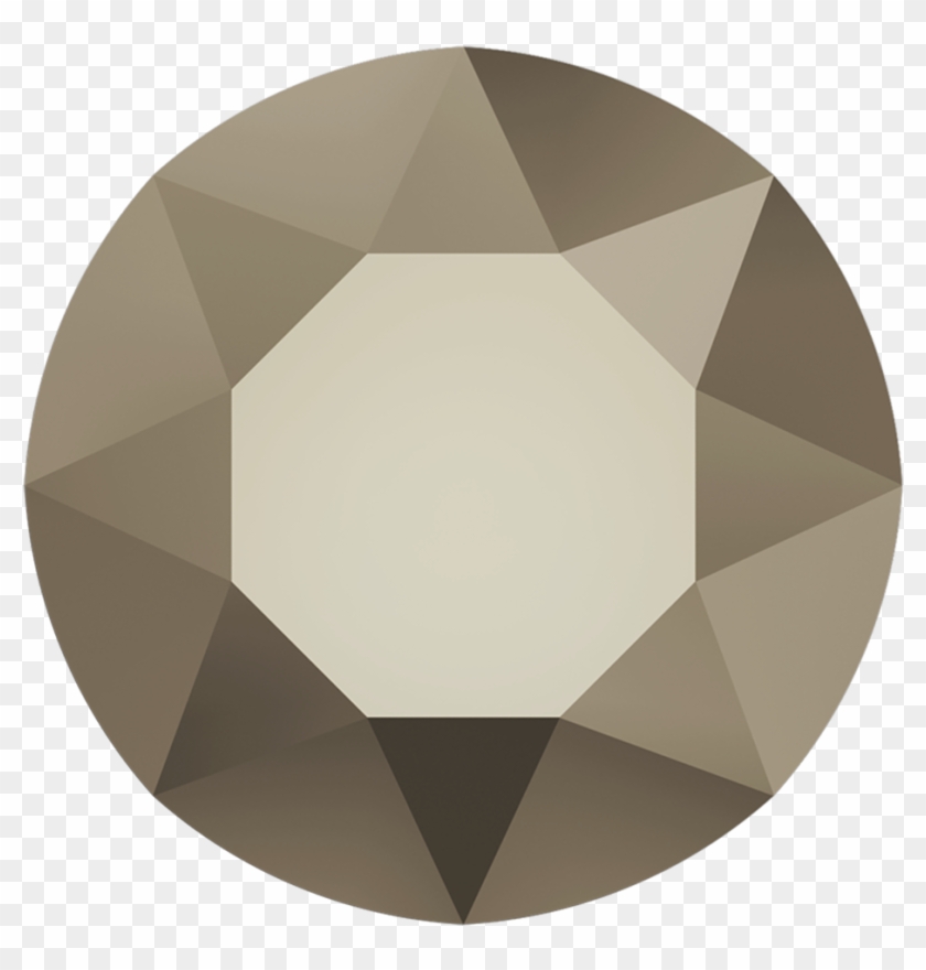 Crystal Metallic Light Gold Swarovski , Png Download - Circle Clipart #5720743
