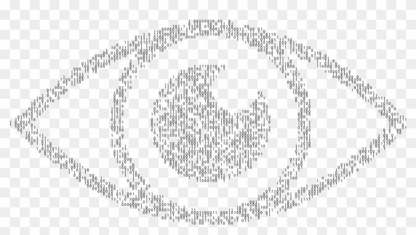 This Free Icons Png Design Of Binary Eye - Circle Clipart