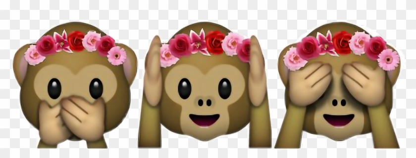 Flower Crown Emoji Png Crown Wallpaper Hd Imagesoorg - 🙈 🙉 🙊 Emoji Clipart