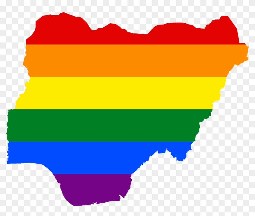 Lgbt Flag Map Of Nigeria - Catholic Youth Organization Of Nigeria Clipart #5721068