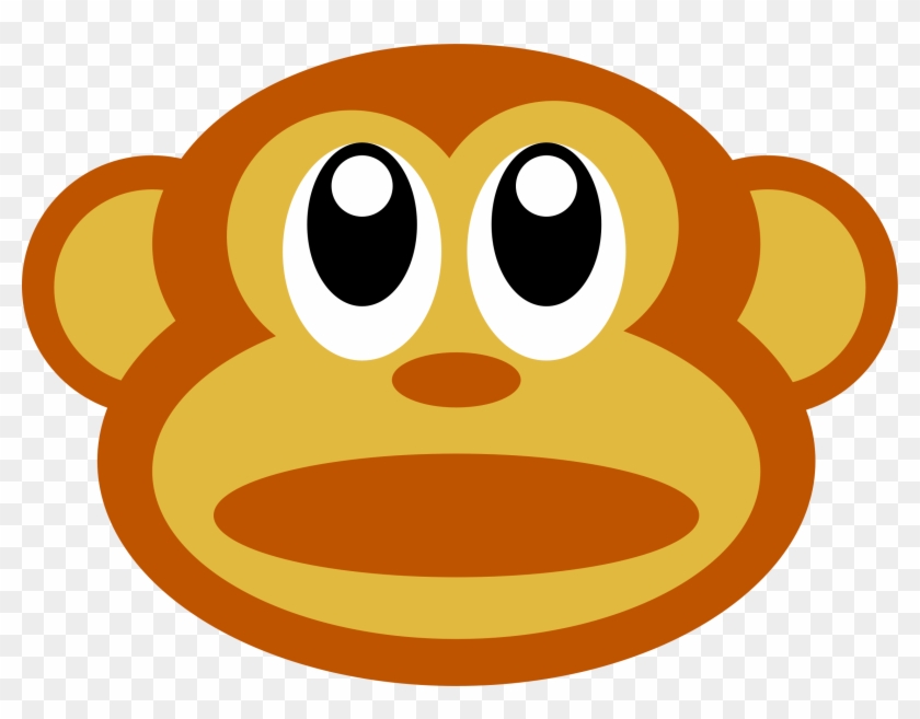 This Free Icons Png Design Of Monkey Face - Cute Monkey Face Clip Art Transparent Png #5721386