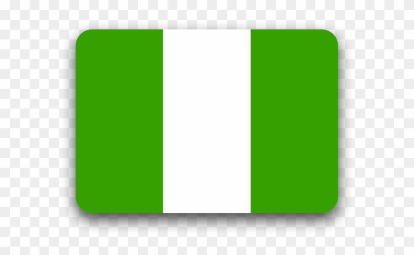 Nigeria Flag - Bandeira Nigéria Png Clipart #5721456
