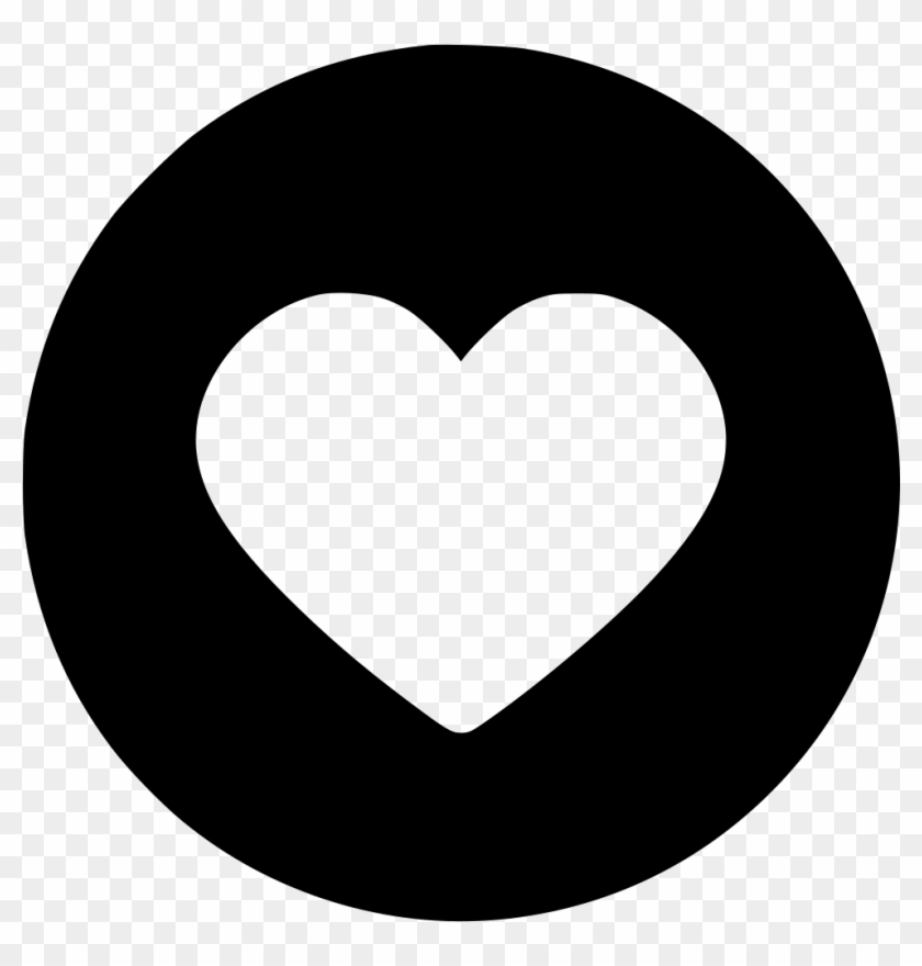 Png File Svg - Circle Heart Icon Png Clipart