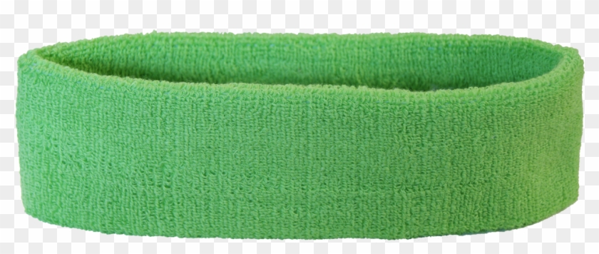 Unicolor Lime Green Headband / Sweatband - Green Sweat Band Clipart