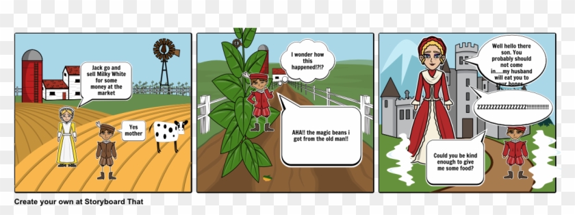 Jack And The Beanstalk - Cartoon Clipart #5722502