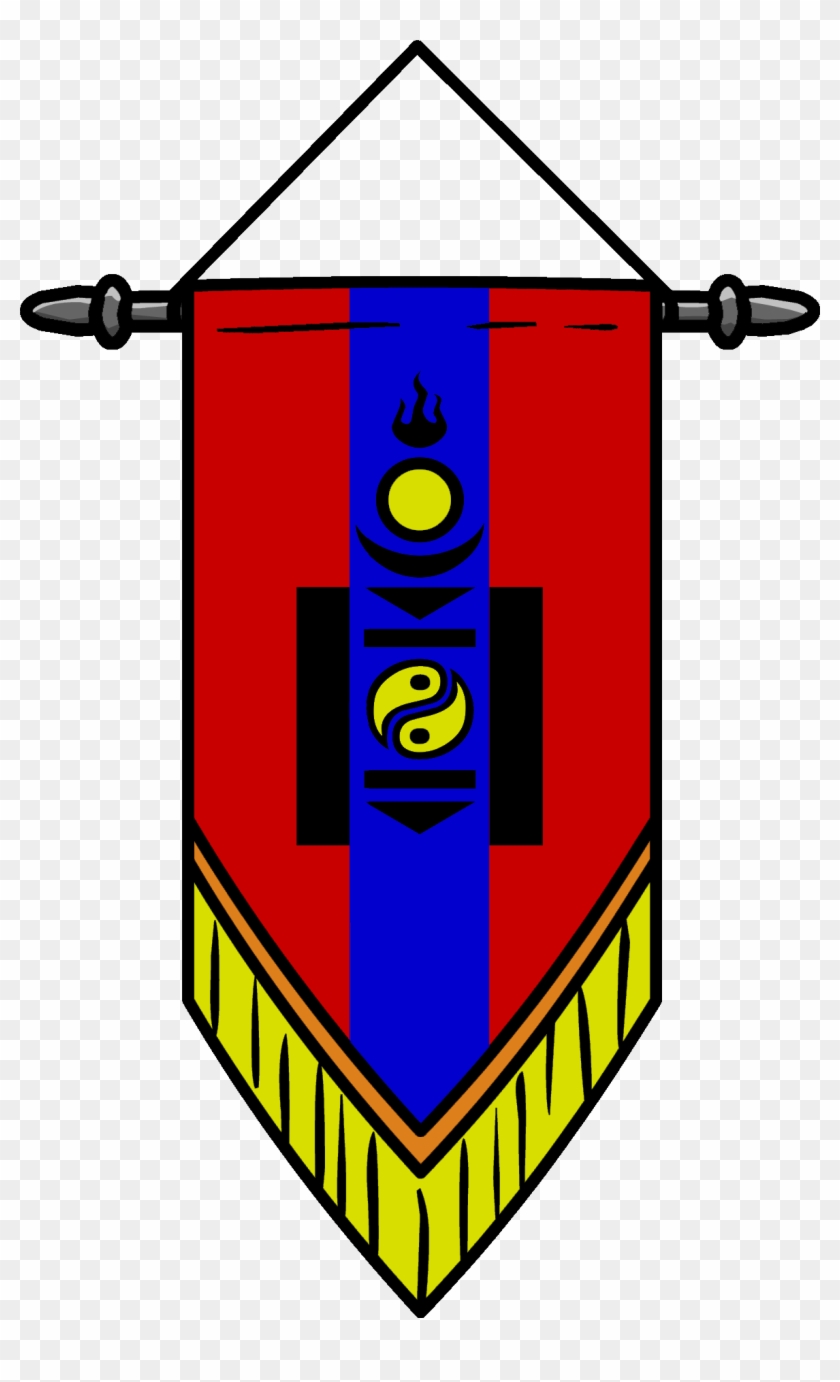 Genghis Khan Ruled Mongolia - Transparent Medieval Banner Png Clipart #5722768