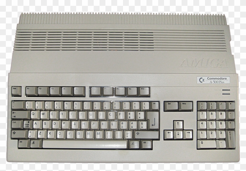 Amiga 500 Plus (no Shadow) - Amiga 500+ Clipart