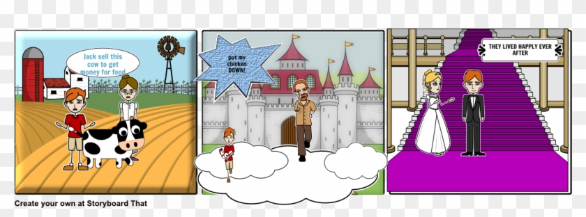 Jack And The Beanstalk - Cartoon Clipart #5723173