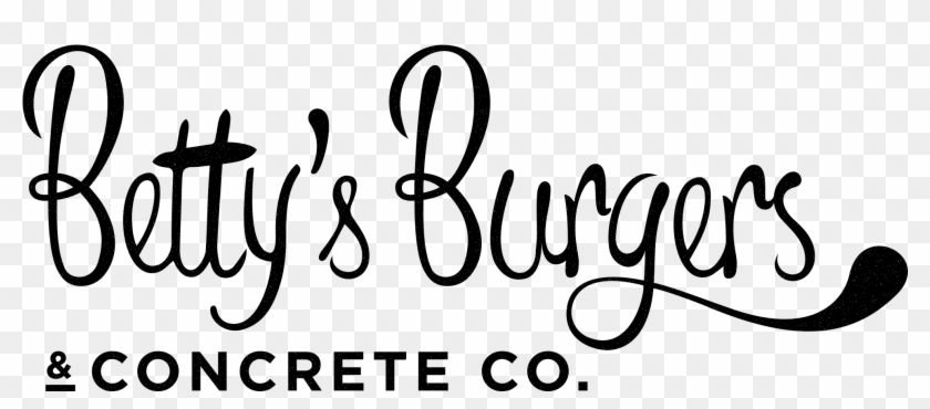 Logo The Betty's Burgers & Concrete Co - Calligraphy Clipart #5723286