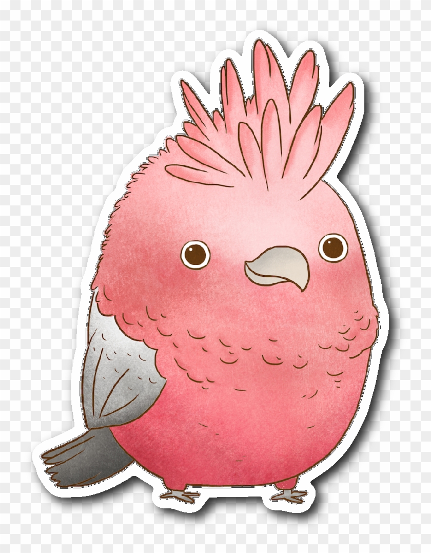 Galah Cockatoo Sticker - Galah Cartoon Clipart
