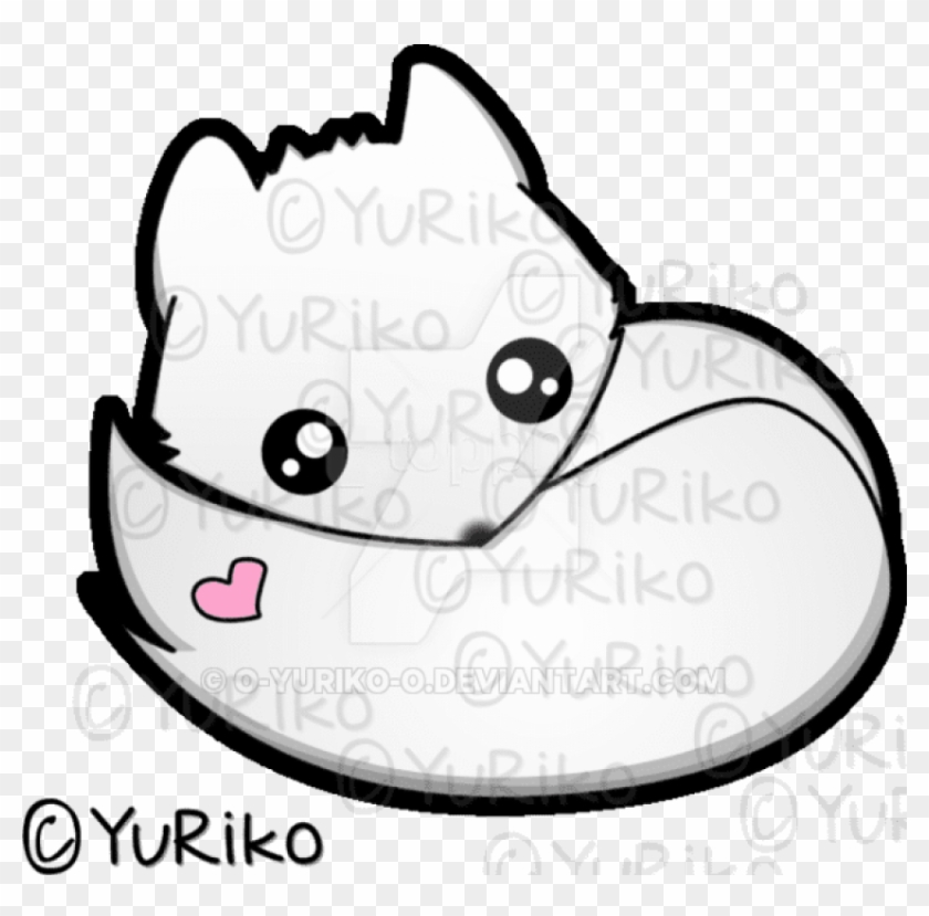 Free Png Arctic Fox Png Cute S Png Images Transparent - Easy Drawing Of Arctic Fox Clipart #5723608