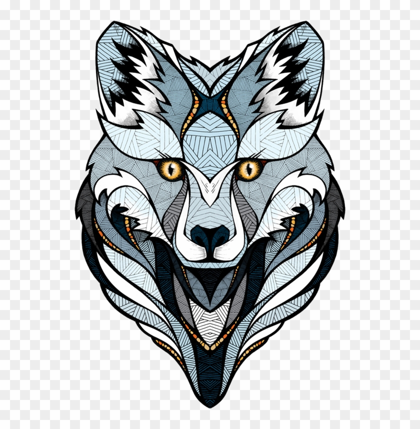 Arctic Fox Design For Burton Snowboard By Andreas Preis - Animal Art Design Clipart