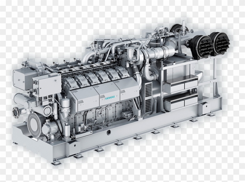 Siemens Cogeneration & Gas Engines - Siemens Gas Engine Clipart #5723898