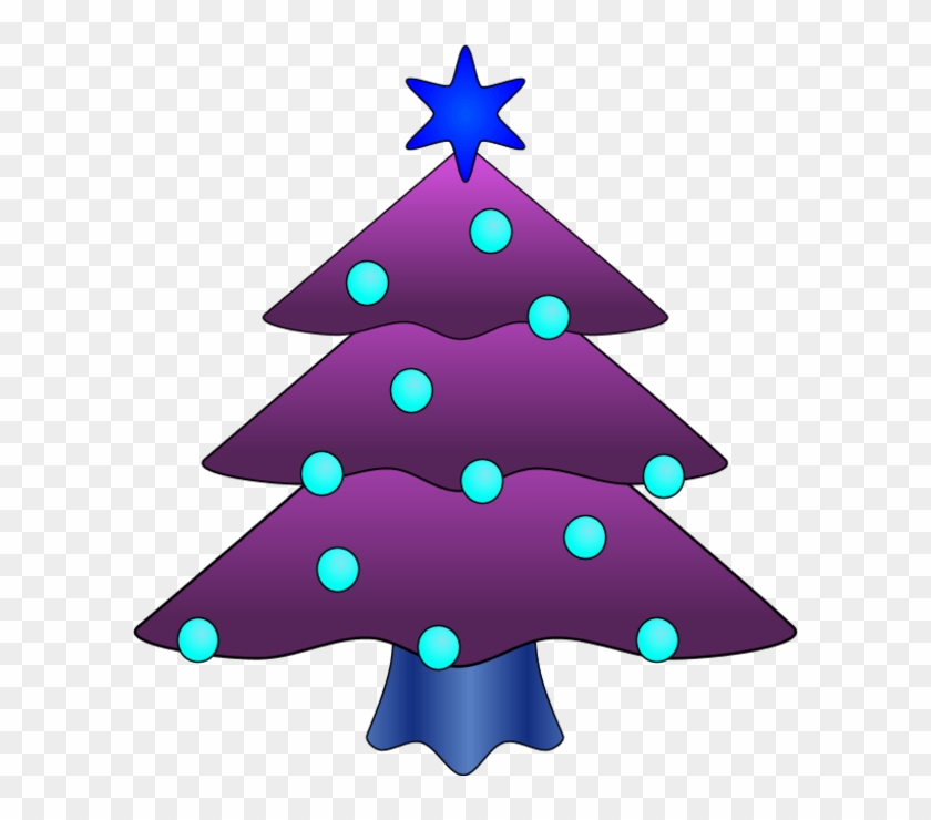 Christmas Tree Icon Png - Black And White Christmas Tree Vector Clipart #5723925
