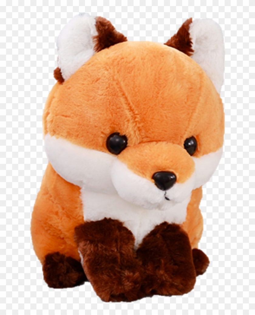 Baby Fox Plushie - Cute Fox Plush Clipart