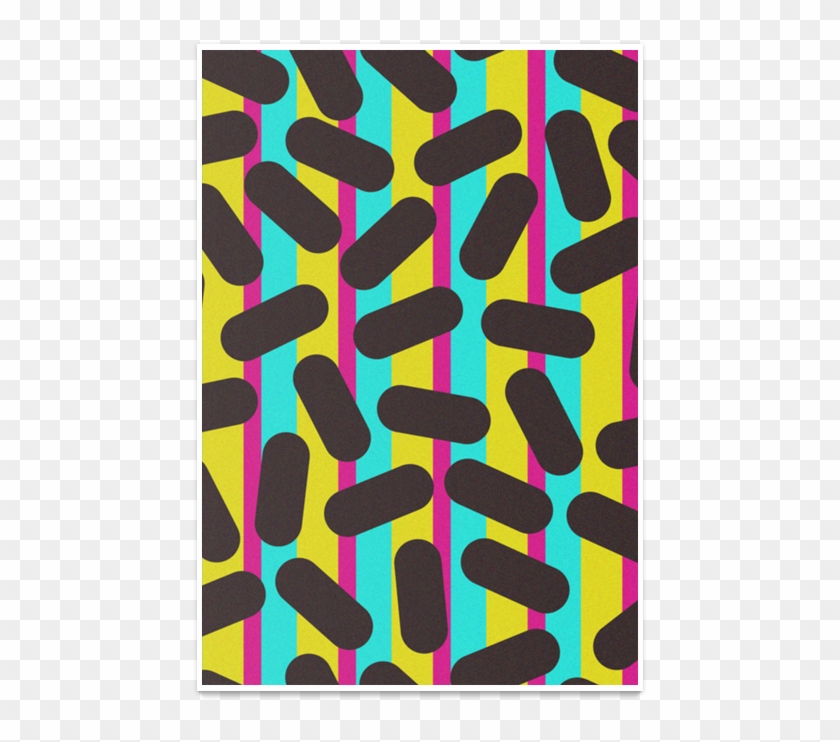 Poster 90's Pattern Retro Particles De Tobias Fonsecana - Motif Clipart