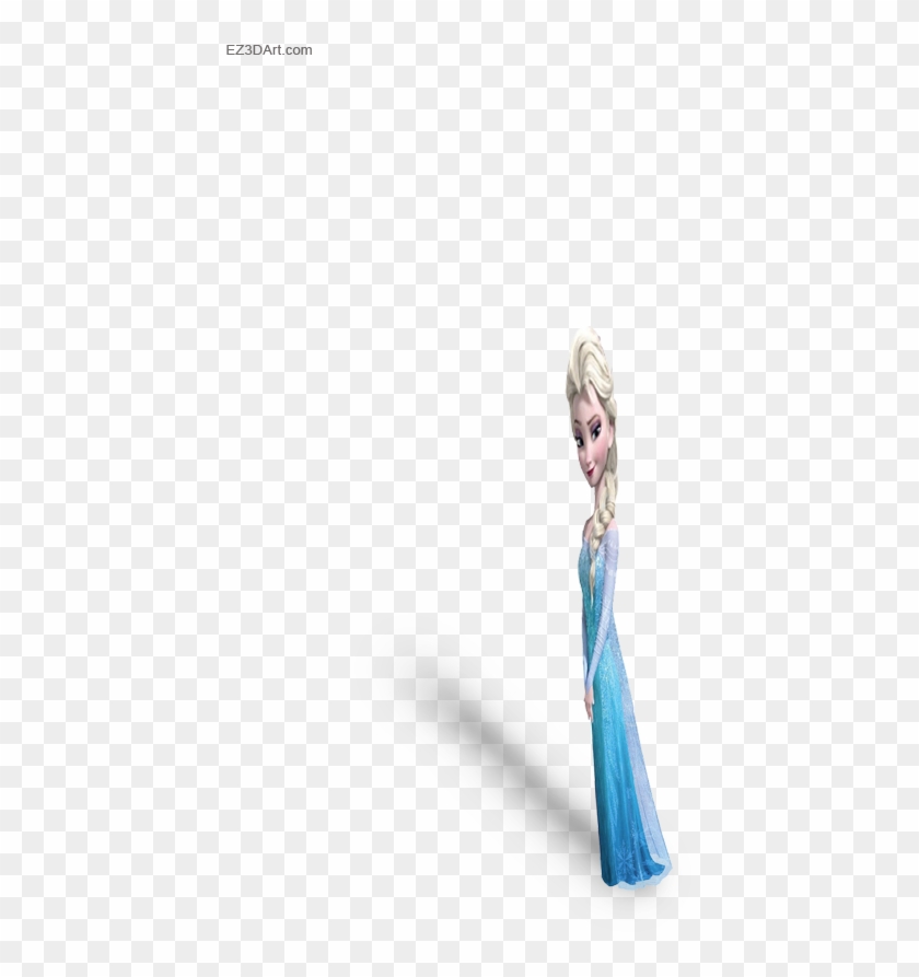 Elsa 3d Full Color Frozen Anamorphic Print Ready Image - Pajamas Clipart #5724081