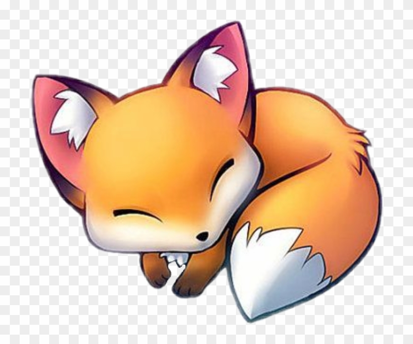 #cute #fox #cutebabyfox #babyfox #sleep #babyanimals - Anime Fox Gif Clipart #5724195