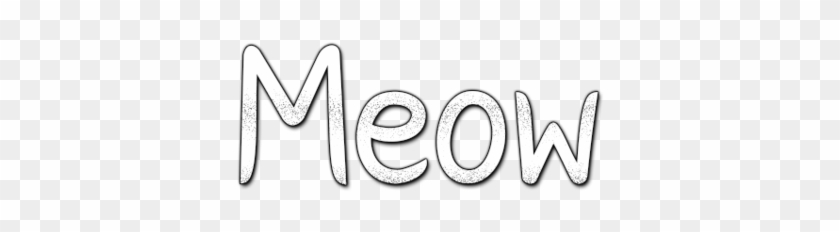 Meow Png - Calligraphy Clipart #5724790