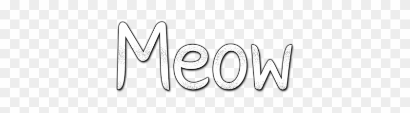 Meow Png - Calligraphy Clipart
