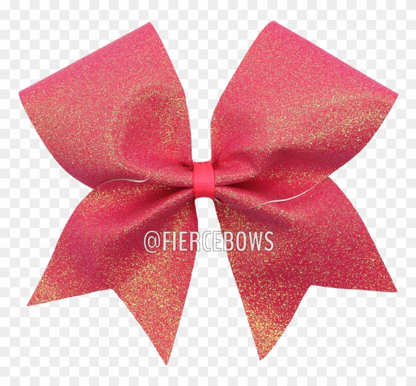 Glitter Cheer Bow - Satin Clipart #5725117