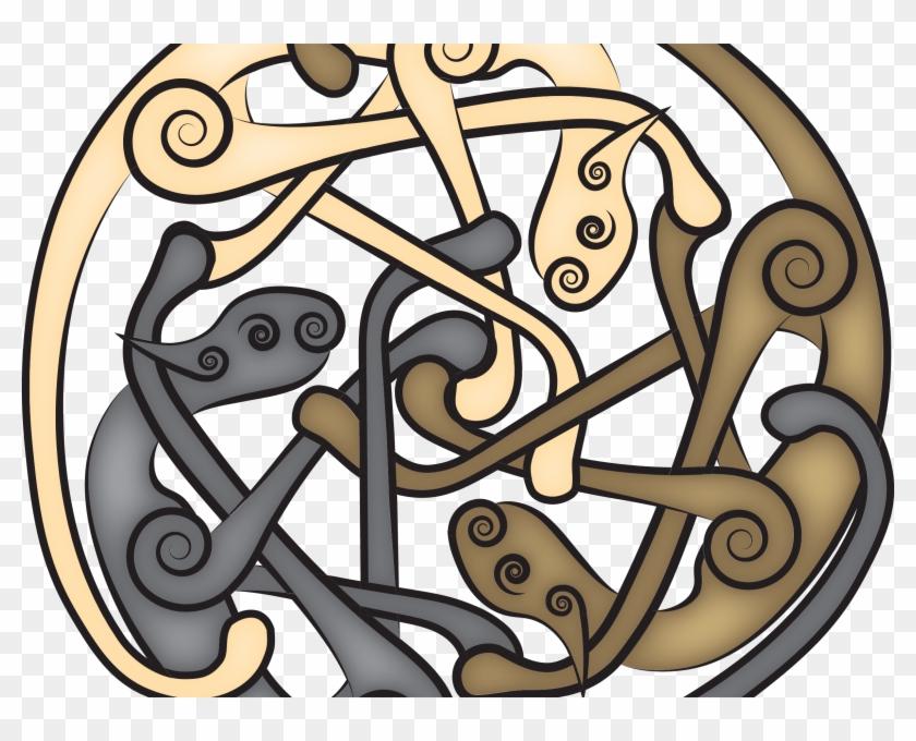 Celtic Cat Triskelion Celtic Cat Triskelion - Cat Triskelion Clipart
