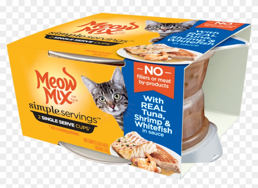 Meow Mix® Simple Servings® - Meow Mix Simple Servings Clipart #5725555