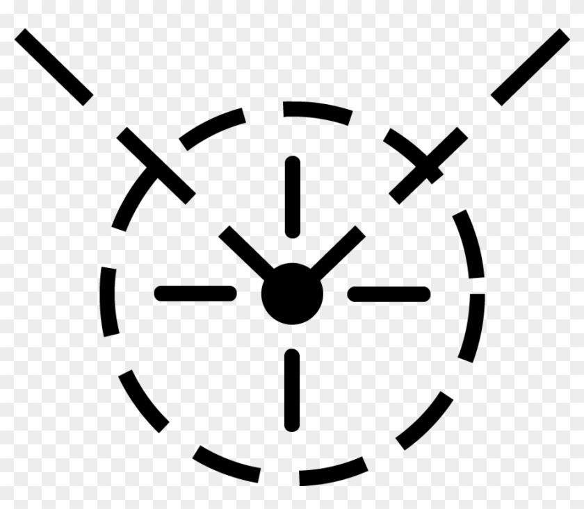 Dashed Circle Png - Wall Clock Clipart #5725701