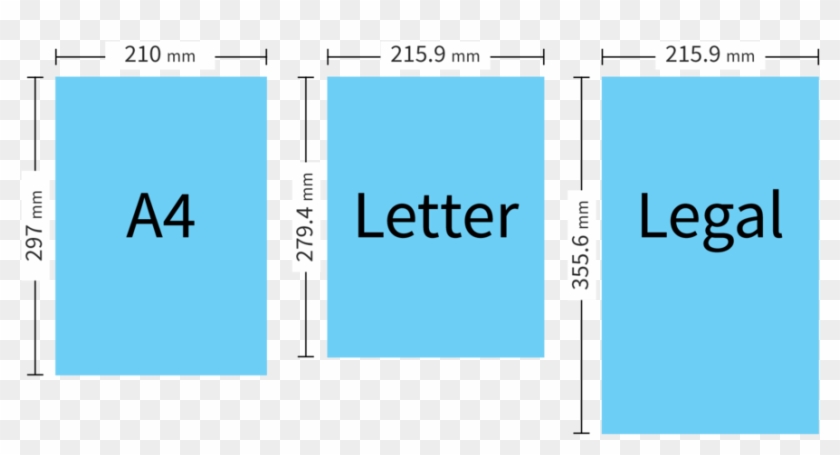 Paper Sizes Derby City Litho For Letter Paper Size - Size Of Regular Paper Clipart