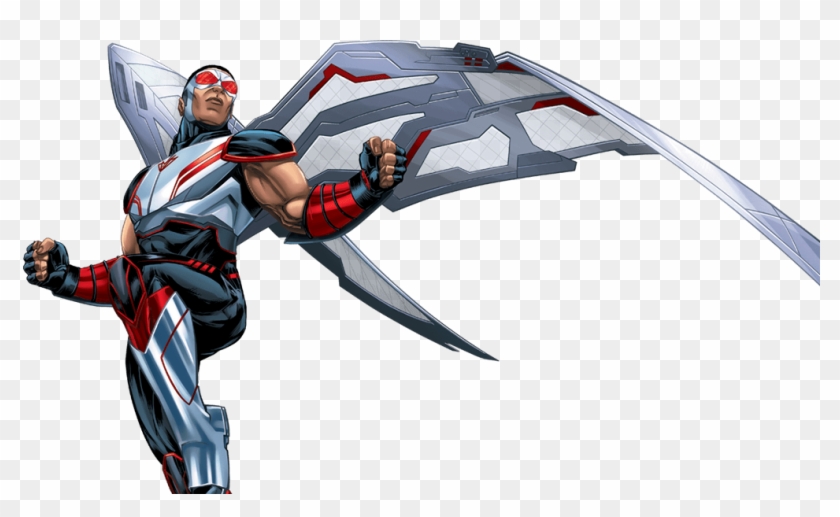 Avenger Drawing Falcon - Avengers Assemble Falcon New Suit Clipart