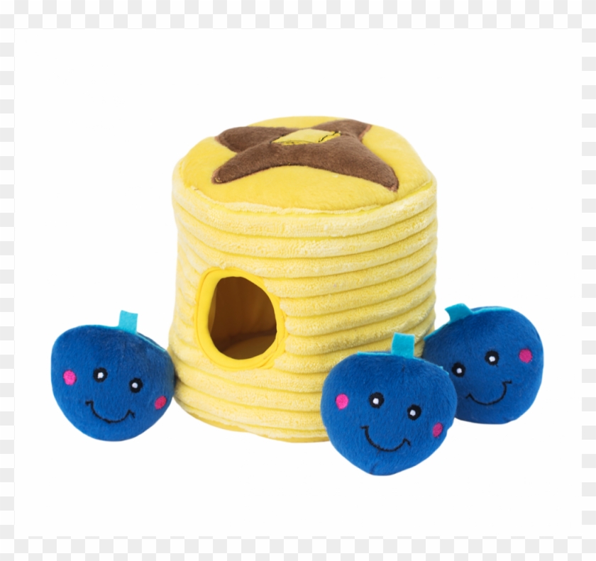 Blueberry Pancakes Burrow Dog Toy - Zippypaws Blueberry Pancakes Clipart #5727296