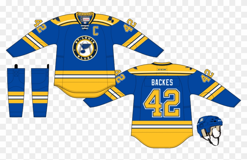 Bluesconcept5 - St Louis Blues Note Jerseys Clipart