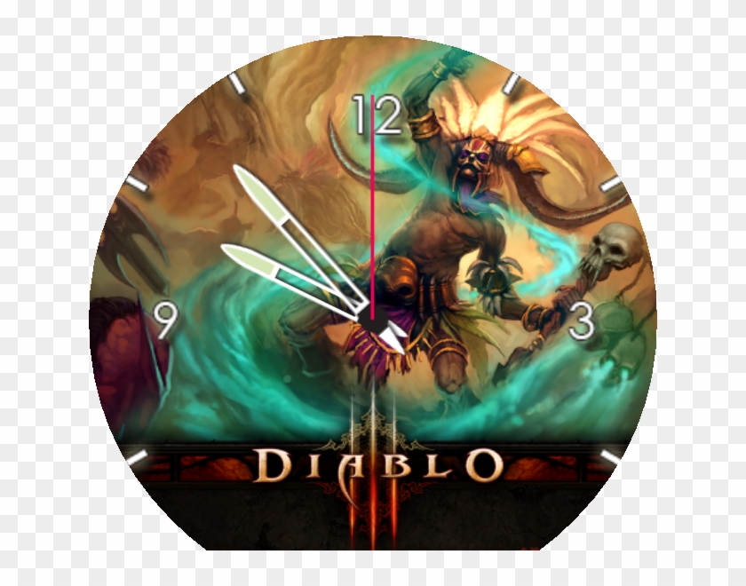 Diablo 3 Watch Face Preview Clipart #5729219