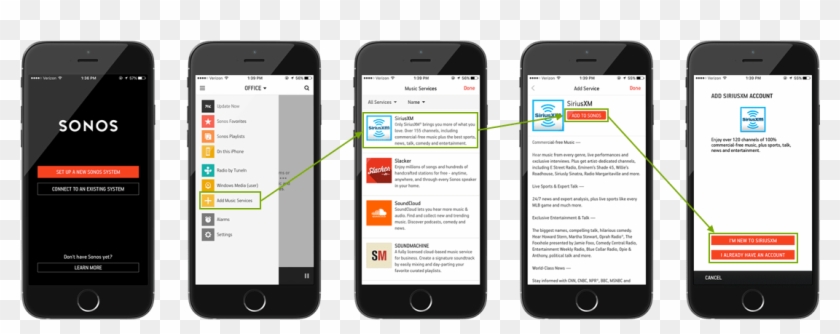 Add Siriusxm Business To Your Sonos App - Iphone Clipart #5730062