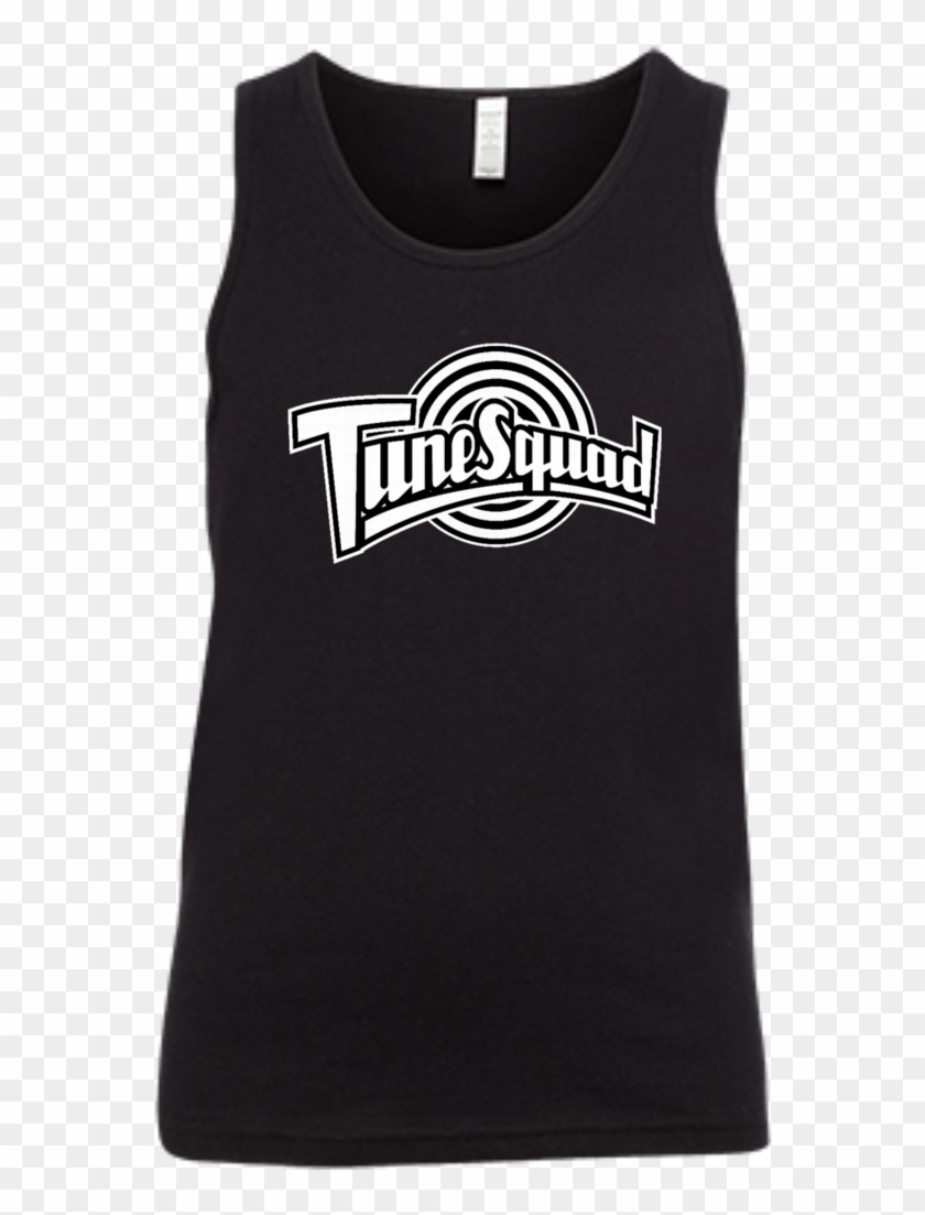 Tune Squad Black Youth Jersey Tank T-shirts - Top Clipart