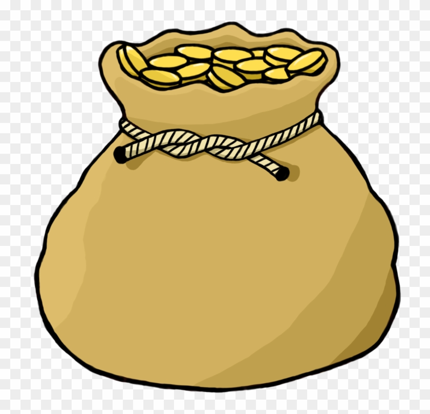 Money Clip Art Lakshmi - Bag Of Gold Transparent - Png Download #5730832