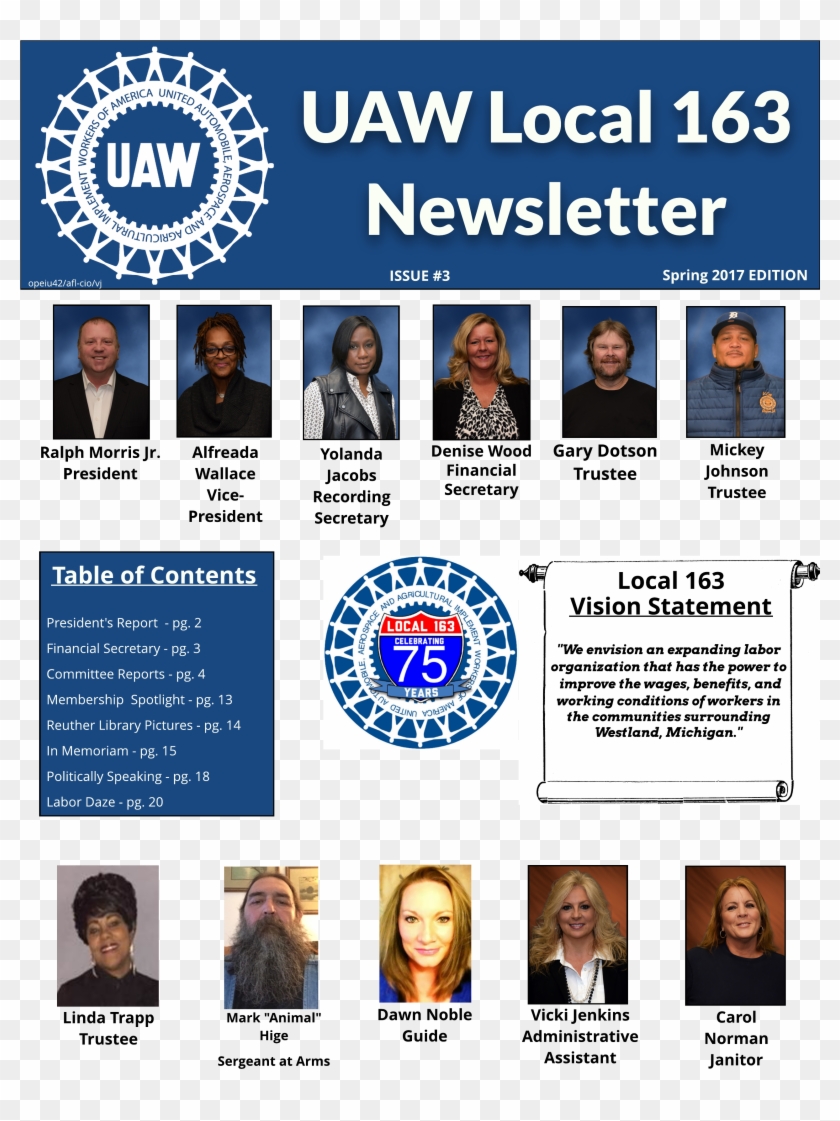 Cover Photo - United Automobile Workers Clipart #5730951