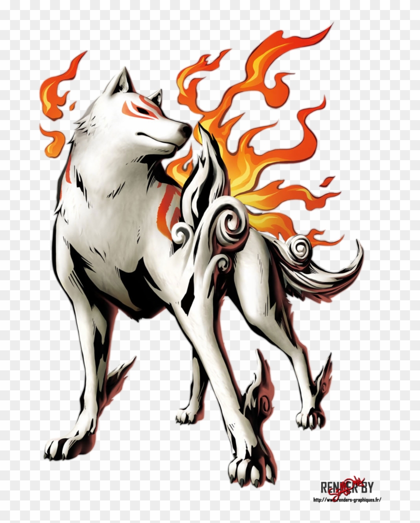 Okami Png - Marvel Vs Capcom 3 Amaterasu Clipart