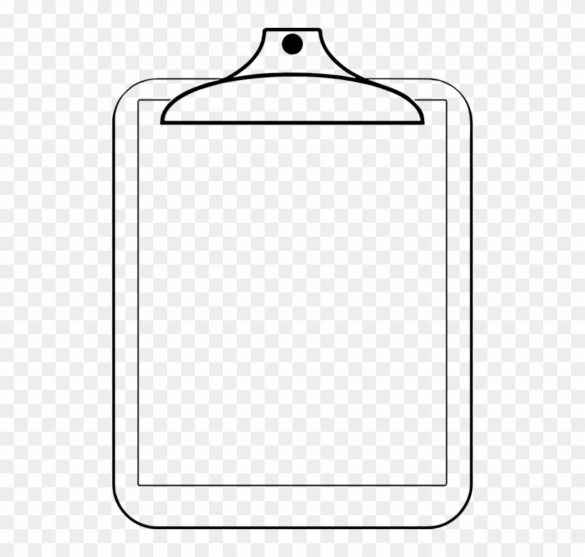 Graphic Clipboard Paper Document Business Flat - Transparent White Clipboard - Png Download #5731207