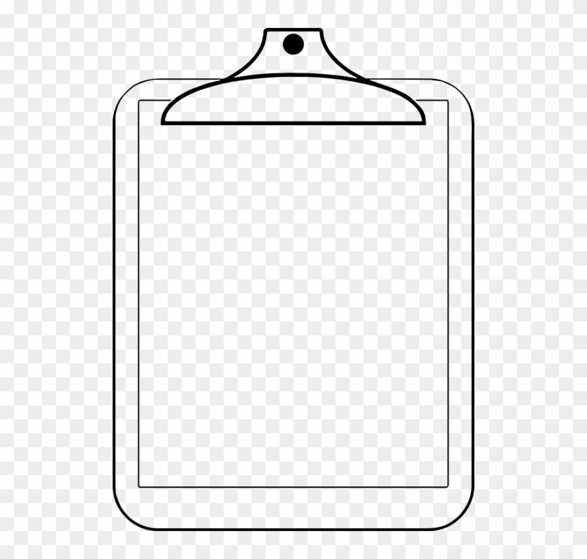 Graphic Clipboard Paper Document Business Flat - Transparent White Clipboard - Png Download #5731207