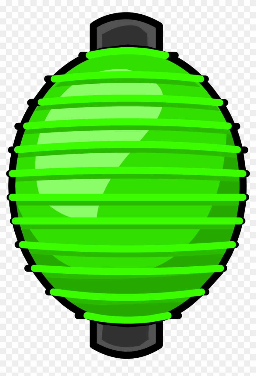 Green Paper Cliparts - Paper Lantern - Png Download #5731340