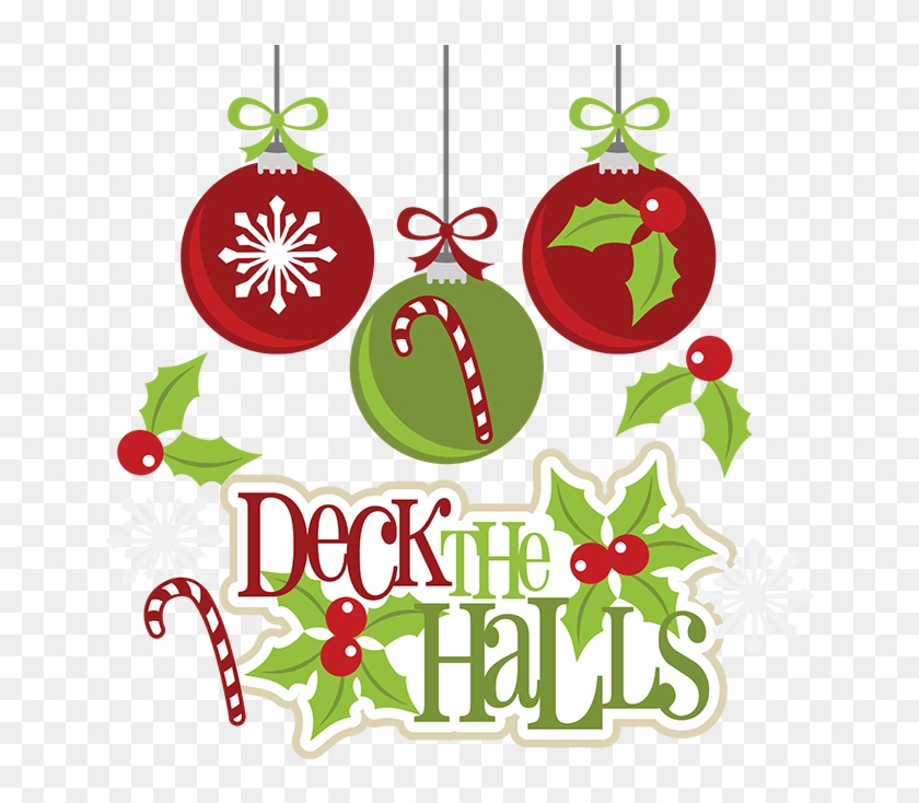 We Are Planning To Decorate The Halls, Bulletin Boards - Scrapbooking Clipart Xmas - Png Download #5731522