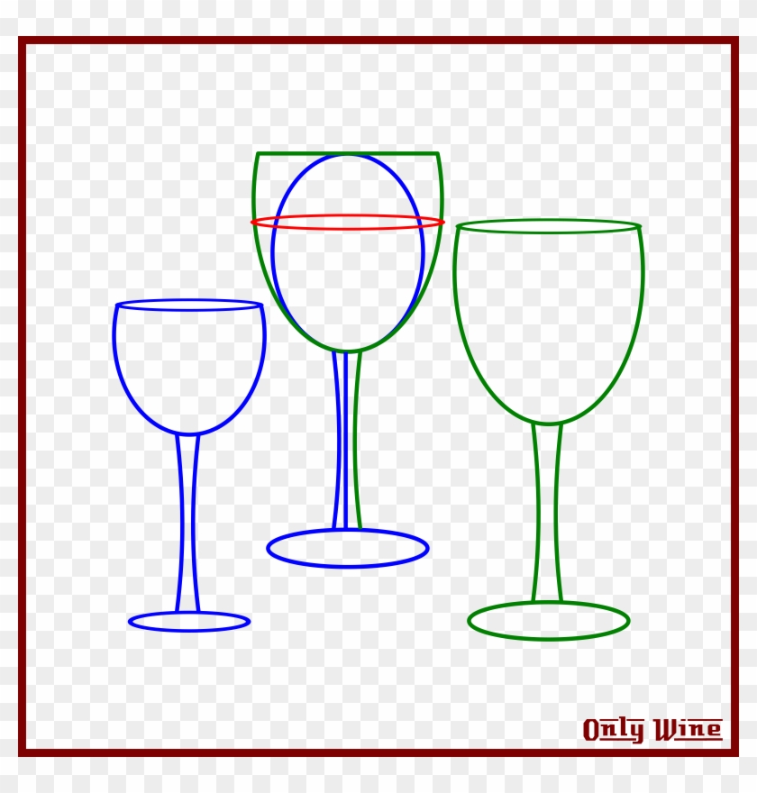 Sketch Clipart Wine Glass Clip Art - Wine Glass - Png Download