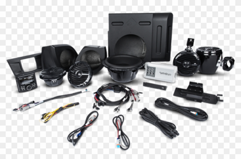 600 Watt Stereo Front Speaker And Subwoofer Kit For Clipart #5731888