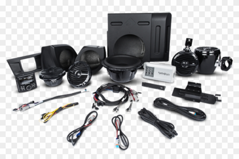 600 Watt Stereo Front Speaker And Subwoofer Kit For Clipart