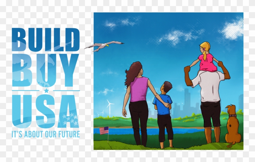 Uaw Launches Buildbuyusa Campaign - Poster Clipart